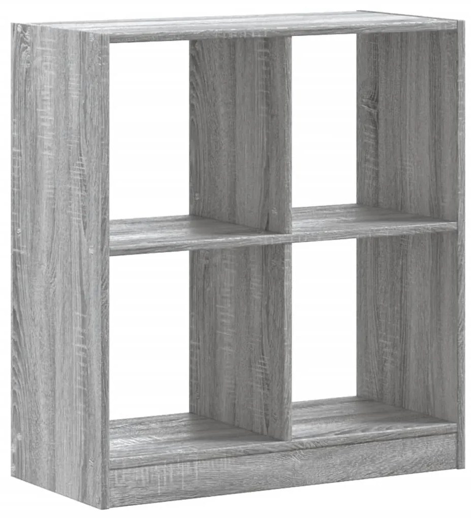 Estante 68,5x32x75 cm derivados de madeira cinzento sonoma