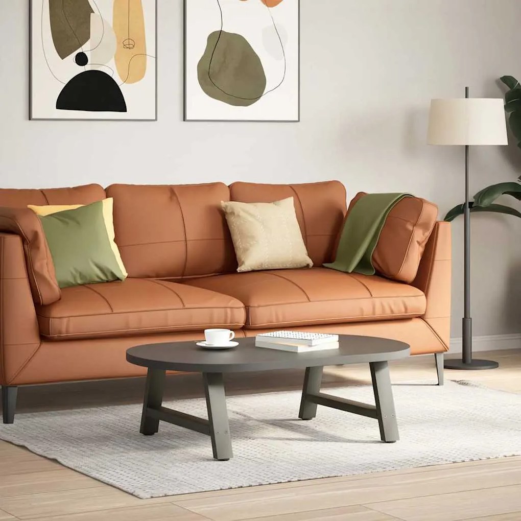 Pés para mesa de centro em formato A, 2 peças, antracite, 70x (30-31)