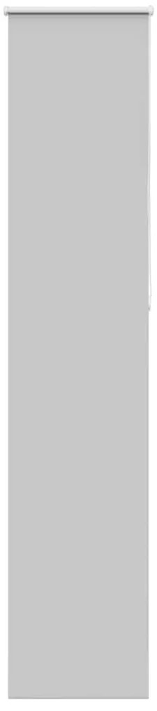 vidaXL Persiana de enrolar 60x230 cm largura tecido 55,7 cm poliéster