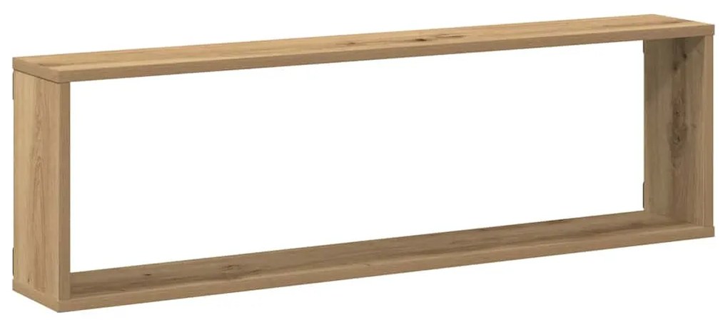 Prateleiras cubo 4 pcs derivados de madeira carvalho artisiano