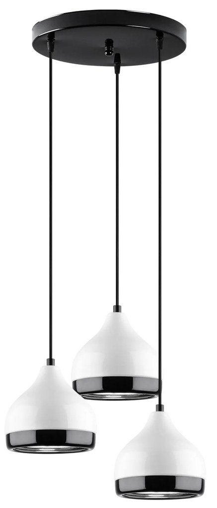 Candeeiro de Teto Yildo – Branco – Diâmetro 90 cm