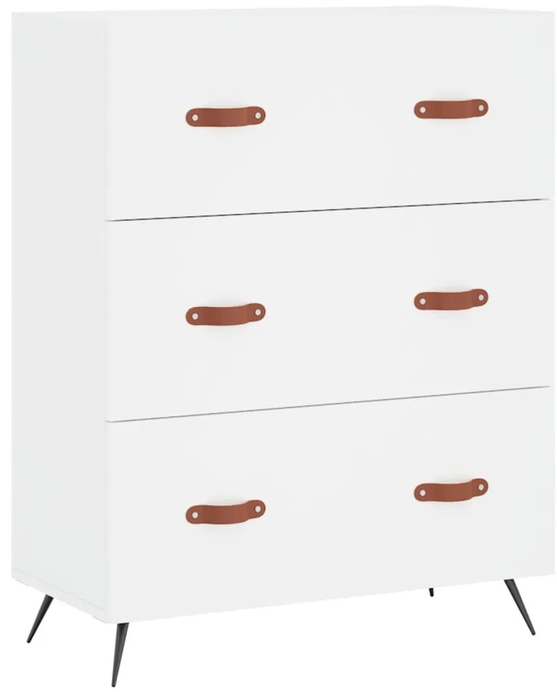 Armário alto 69,5x34x180 cm derivados de madeira branco