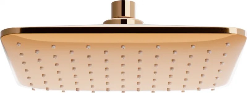 Mexen D-62 chuveiro 20x20 cm, ouro rosa - 79762-60