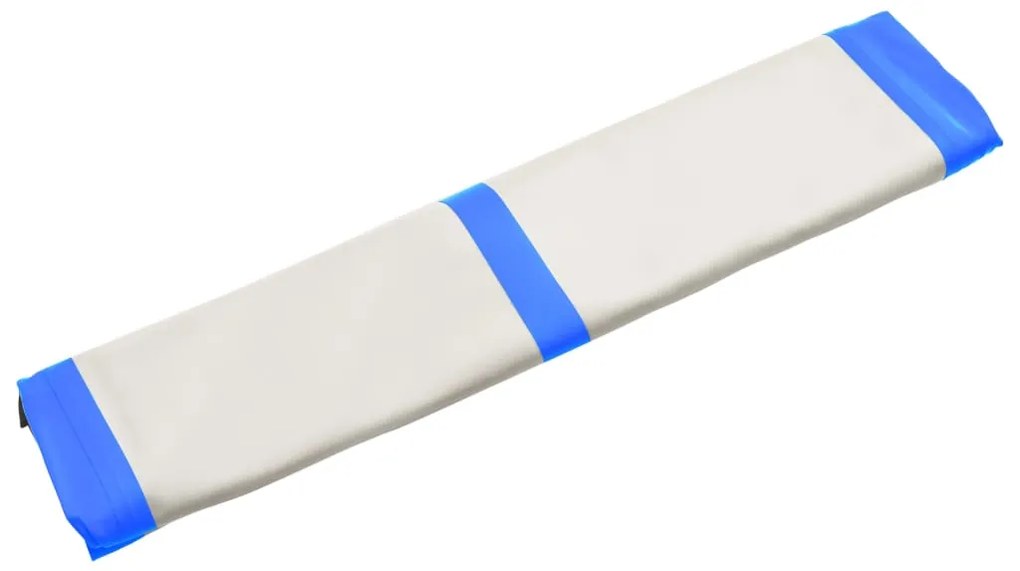Colchão de ginástica insuflável c/ bomba 200x200x20 cm PVC azul