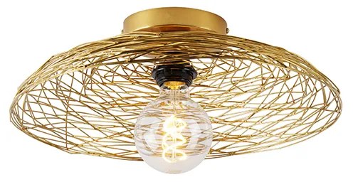 Candeeiro de teto oriental dourado 40 cm - Glan Oriental
