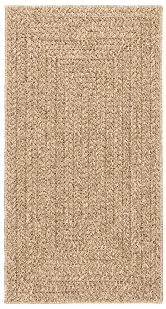 Tapete ZIZUR 80x150 cm aspeto de juta interior e exterior
