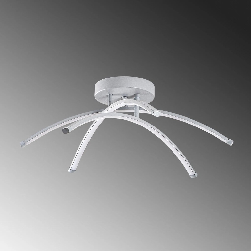 Chandelier Ledbanana – Cinzento – 57 cm x 20 cm x 57 cm
