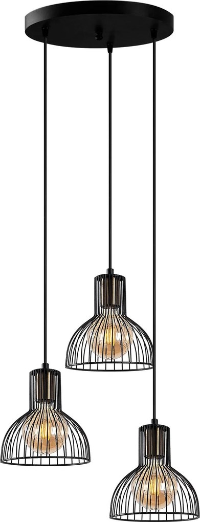 Candeeiro de Teto Vazo – Preto Antigo – 42 x 42 x 117 cm