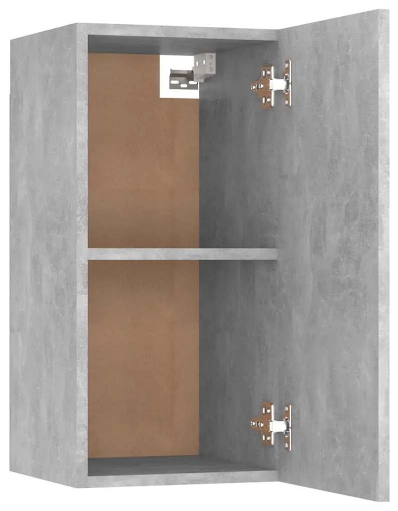 Conjunto móveis de TV 8 pcs madeira processada cinzento cimento