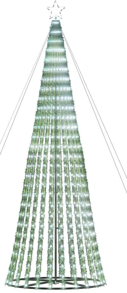 LED Árvore de Natal 1028 LEDs Branco Frio 403 cm