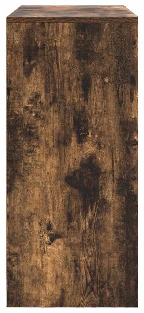 Aparador c/ gavetas e portas 70,5x34x74,5 cm carvalho fumado
