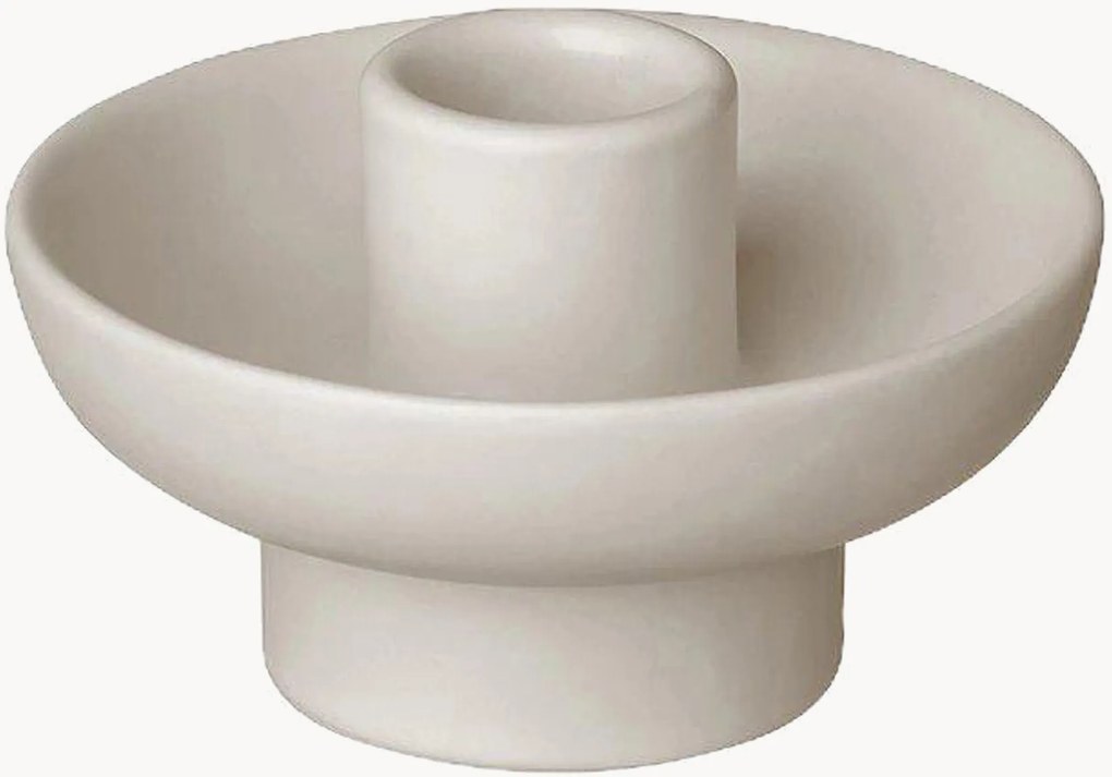 Castiçal em cerâmica Vela