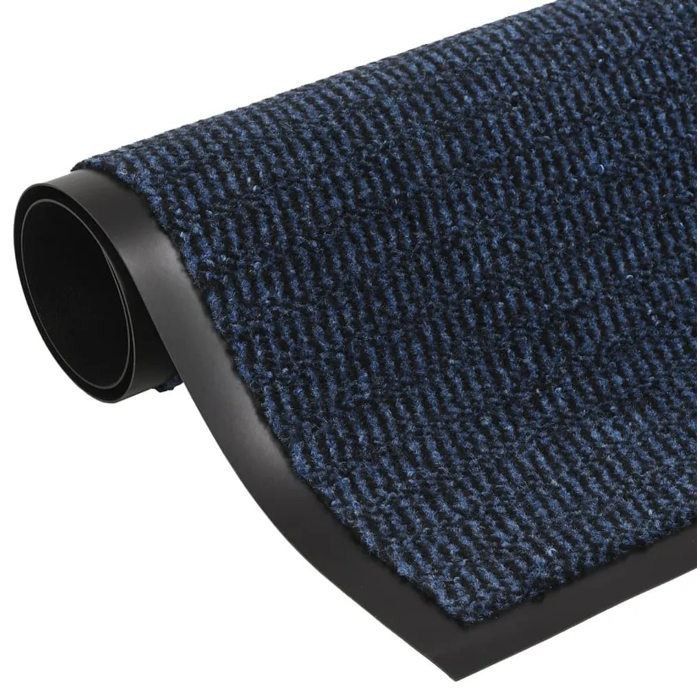 vidaXL Tapete de entrada tufado 60x150 cm azul