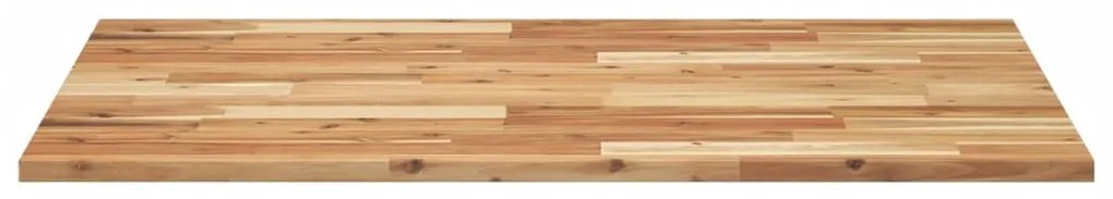 Tampo de mesa retangular 80x70x2 cm madeira de acácia maciça