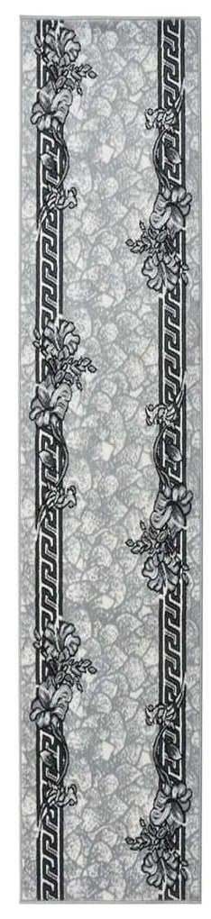 vidaXL Passadeira 60x400 cm polipropileno cinzento