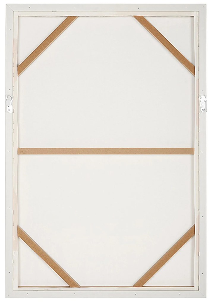 Quadro decorativo com moldura verde escuro 63 x 93 cm CANIEZZA Beliani