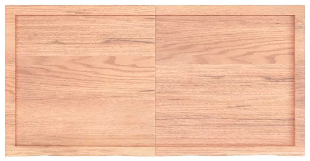Prateleira de parede 120x60x(2-4) cm carvalho tratado castanho