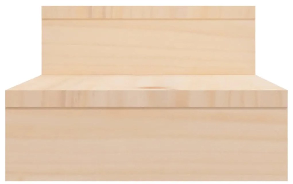 Suporte para monitor (52-101)x22x14 cm madeira de pinho maciça