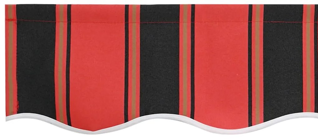 Toldo Retrátil Manual Laranja e Marrom 350x250 cm