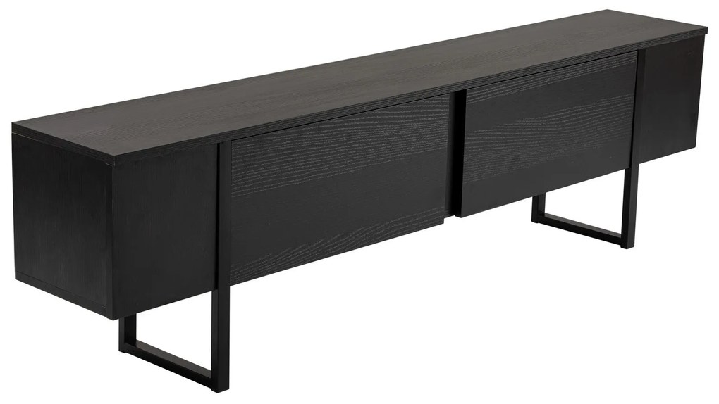 Móvel TV Serenity – Preto Madeira – 180x50x29,5 cm
