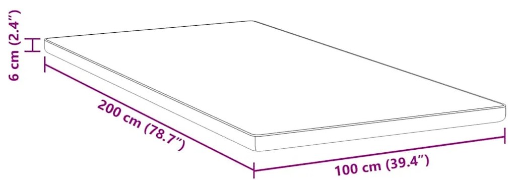 Protetores de Colchão Branco e Azul 100 x 200 cm