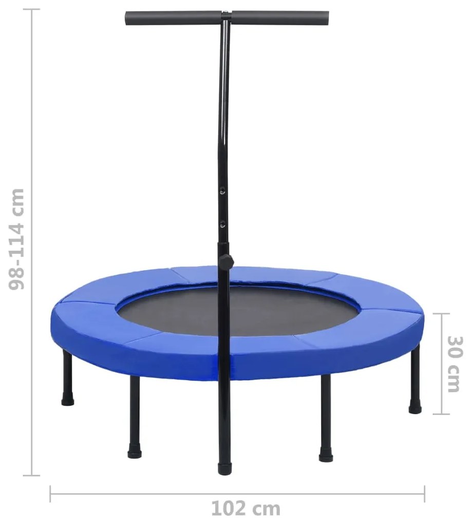Trampolim com pega e almofada de segurança 102 cm