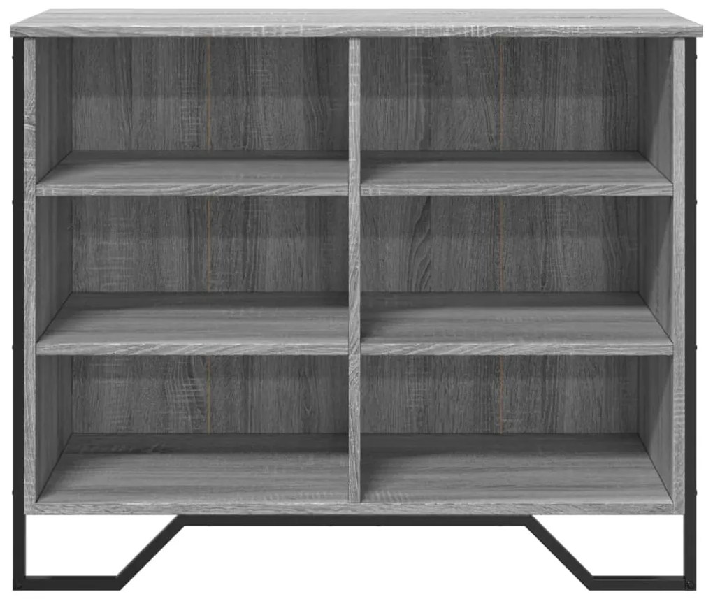 Aparador 91x35,5x74,5 cm derivados de madeira cinzento sonoma
