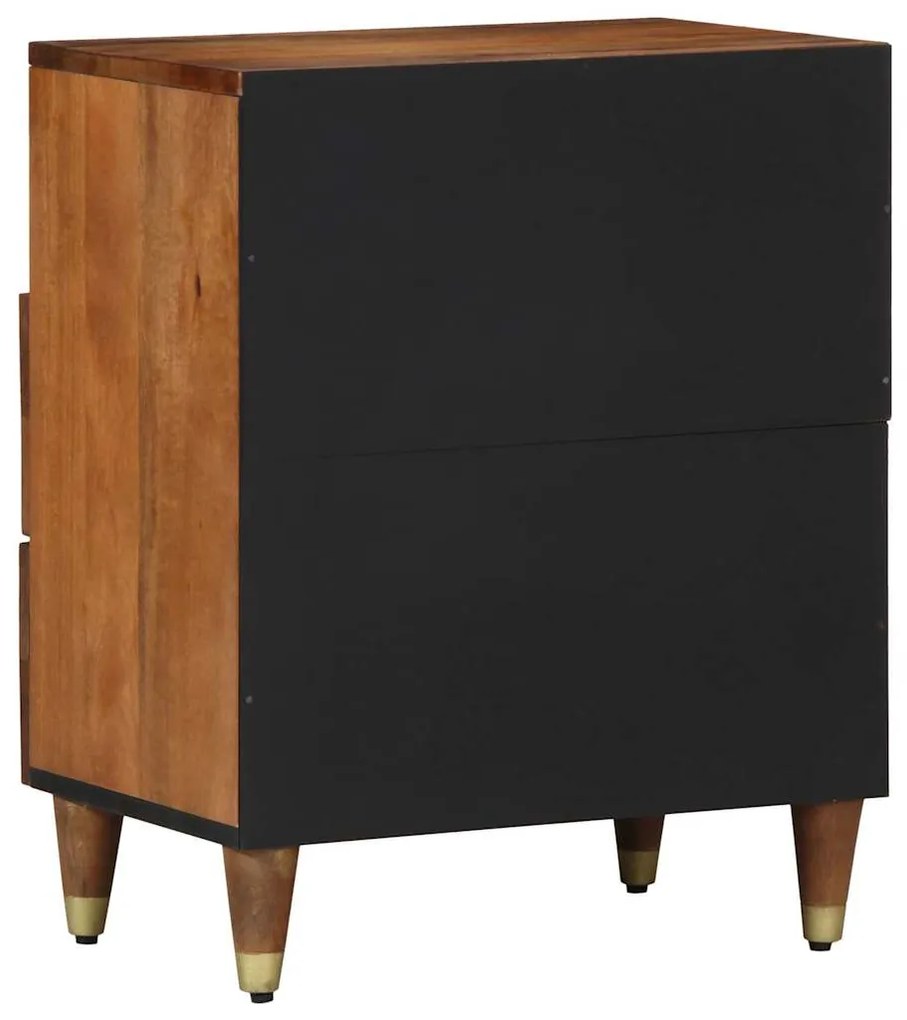 Criado-mudo 50x33x60 cm Madeira Sólida de Manga