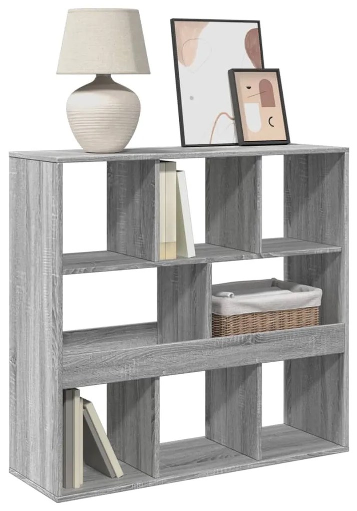 Estante/divisória 100x33x94,5 cm cor cinzento sonoma