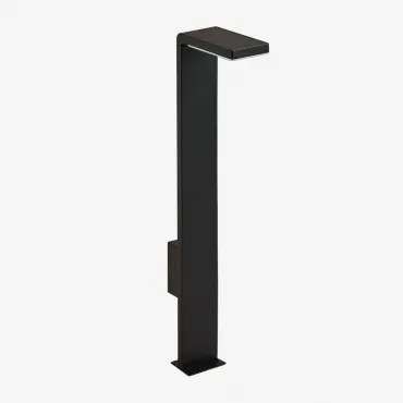 Baliza Solar Led Para Exterior En Aluminio Luxore Preto - Sklum