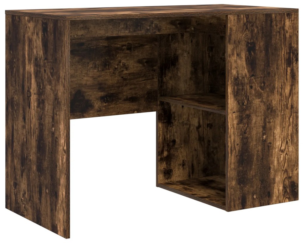 mesa de canto Carvalho Fumado 102x88x75 cm Madeira Engenheirada