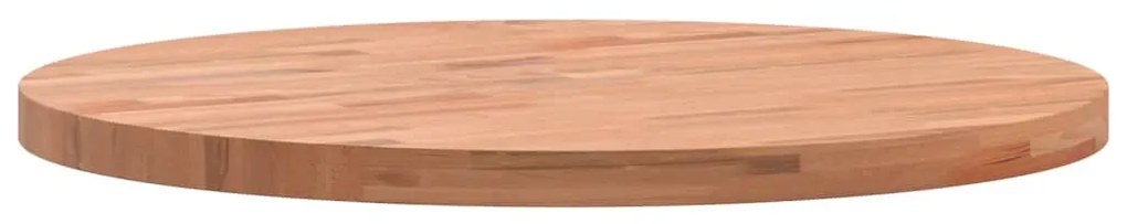 Tampo de mesa redondo Ø50x2,5 cm madeira de faia maciça