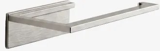 Porta-rolos Adesivo Para Casa De Banho Em Aço Inoxidável Jalter Cinzento Escovado - Sklum