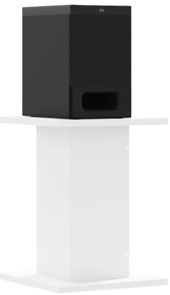 Suportes de colunas 2 pcs 30x30x40 cm derivados madeira branco