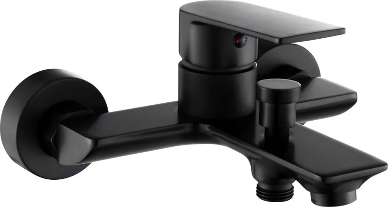 Mexen Alexa misturadora de banheira, preta - 71230-70