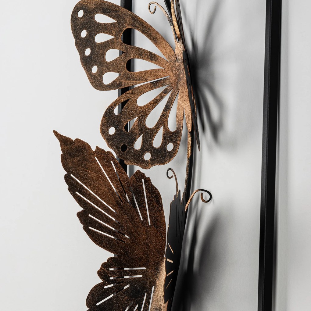 Acessório Decorativo de Parede Butterfly – Multicolor – 90 x 32 cm