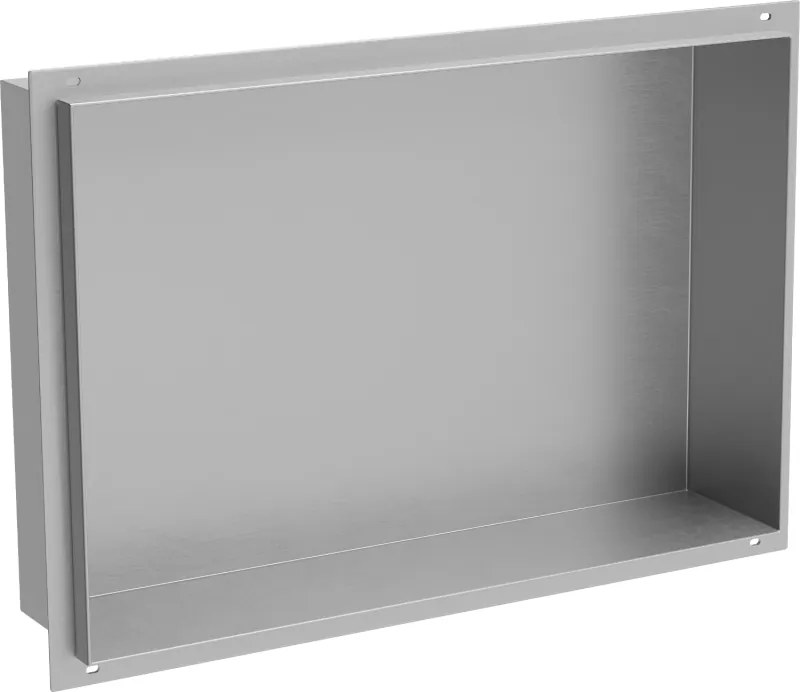 Mexen X-Wall-NR prateleira embutida sem flange 45 x 30 cm, inox - 1911453010