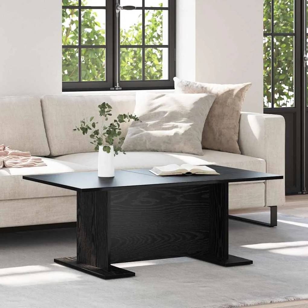 vidaXL Mesa de centro Outros Carvalho preto 103.5 x 60 x 40 cm