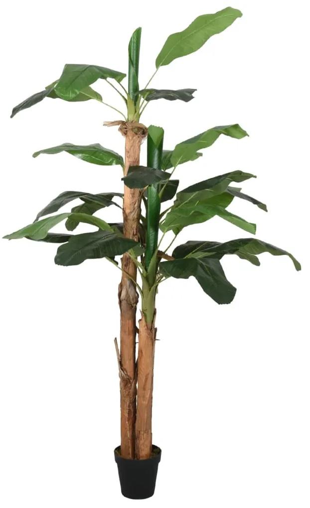 Bananeira artificial 22 folhas 200 cm verde