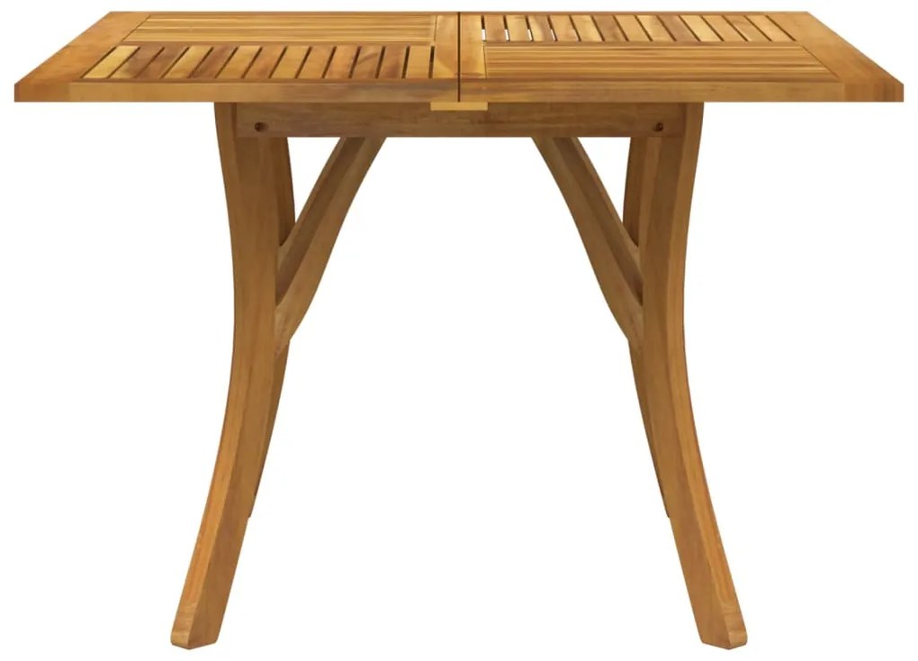 Mesa de jardim 110x110x75 cm madeira de acácia maciça