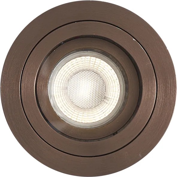 Foco embutido moderno bronze escuro giratório e inclinável IP44 - Chuck