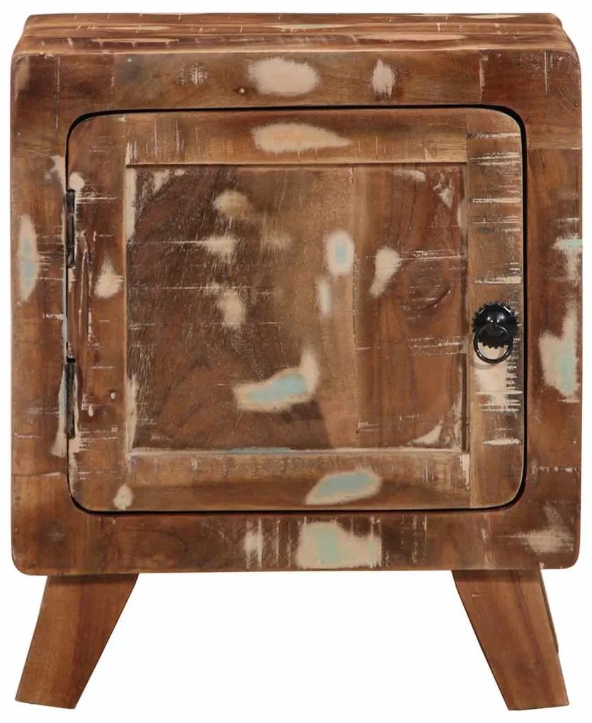 Mesas de cabeceira 2 pcs 40x32x46 cm madeira recuperada maciça
