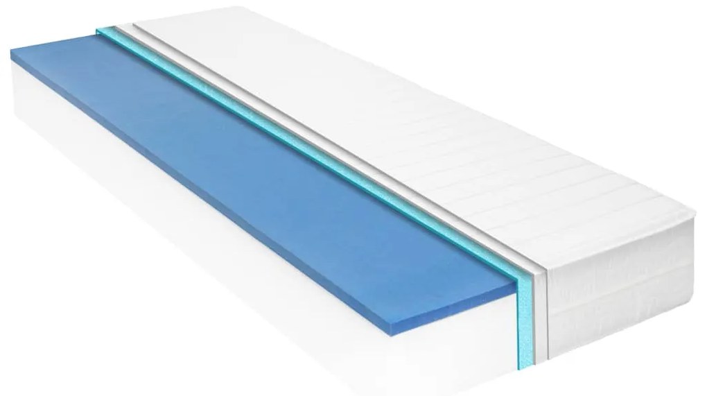 282793 vidaXL Colchão 140x200 cm espuma viscoelástica c/ memória 18 cm