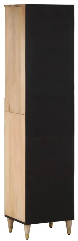 Armário de casa de banho 38x33x160 cm mangueira maciça