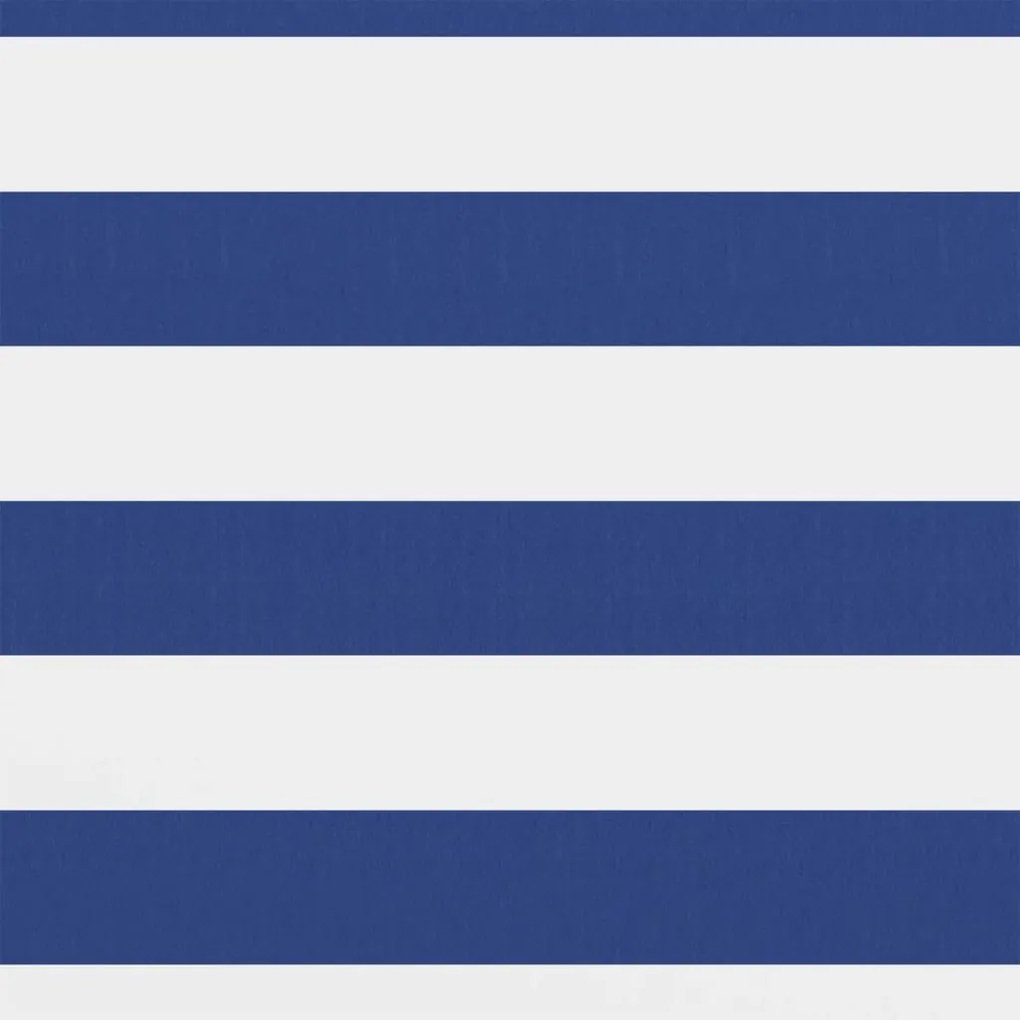 Tela de varanda 75x400 cm tecido Oxford branco e azul