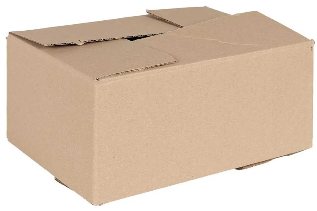 vidaXL Caixa Rebatível 50 pcs Natural 30 x 21,5 x 14 cm cartão