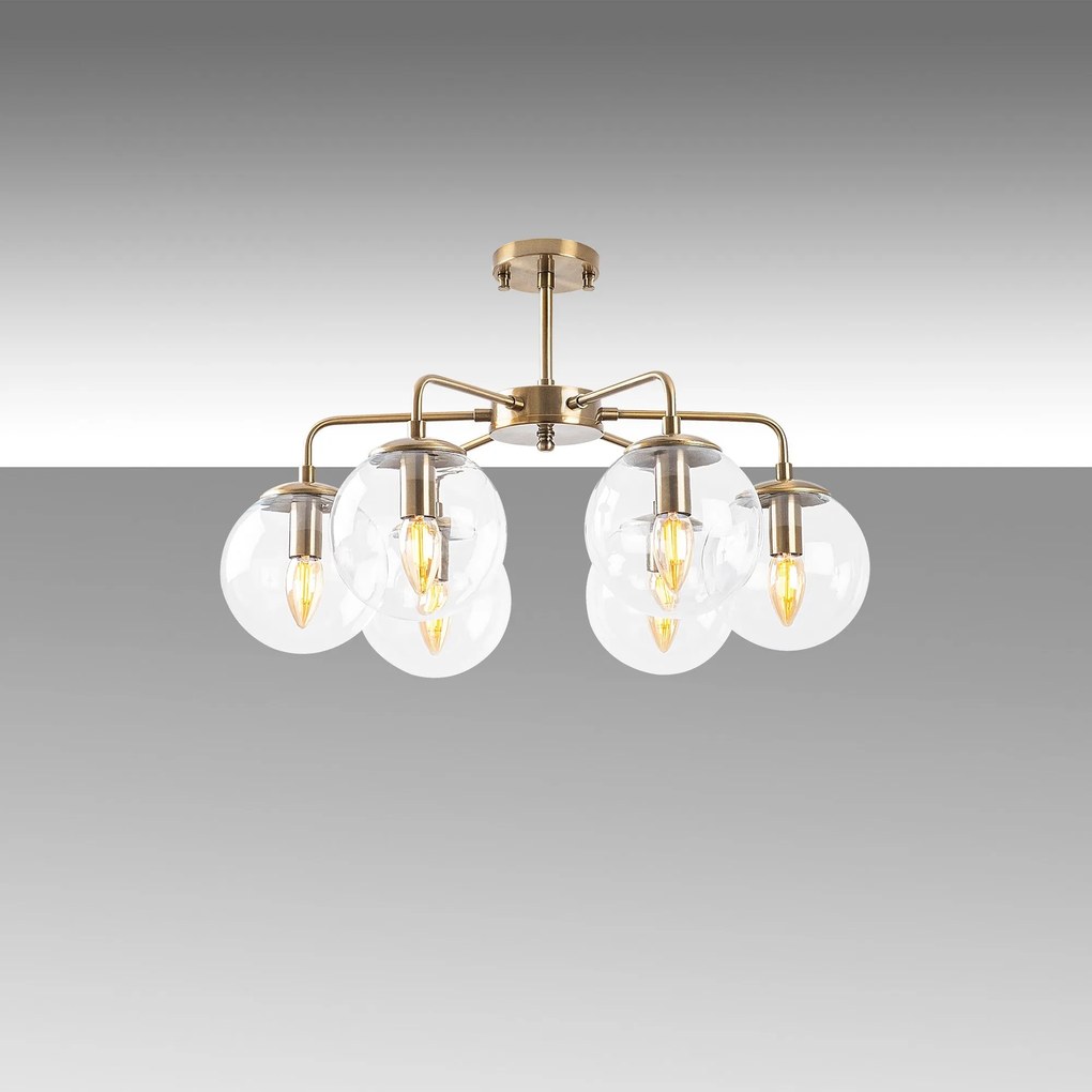 Candeeiro de Teto Viran – Vintage – 56 x 56 x 43 cm