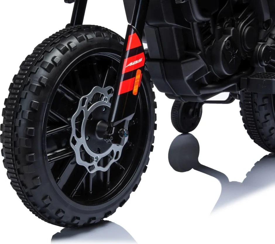 Mota elétrica para Crianças 12V Aprilia RX, Rodas Espuma EVA Vermelha