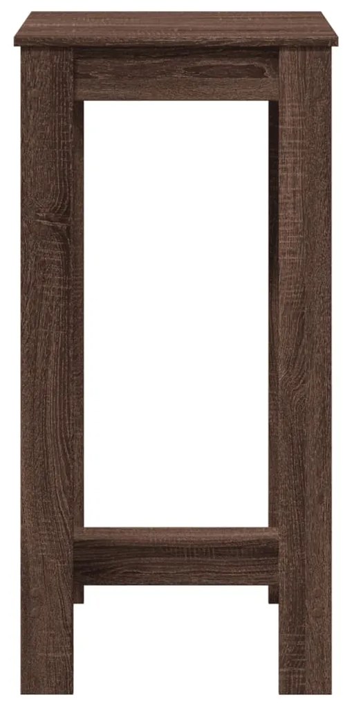 Mesa de bar 51x50x103,5 cm derivados madeira carvalho castanho