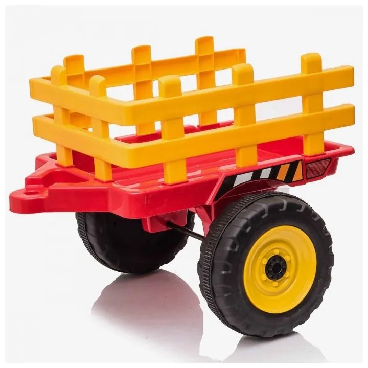 Trator infantil elétrico 12v Rosa